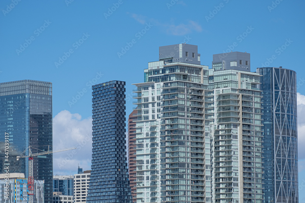 Downtown Calgary alberta business district skyline towers