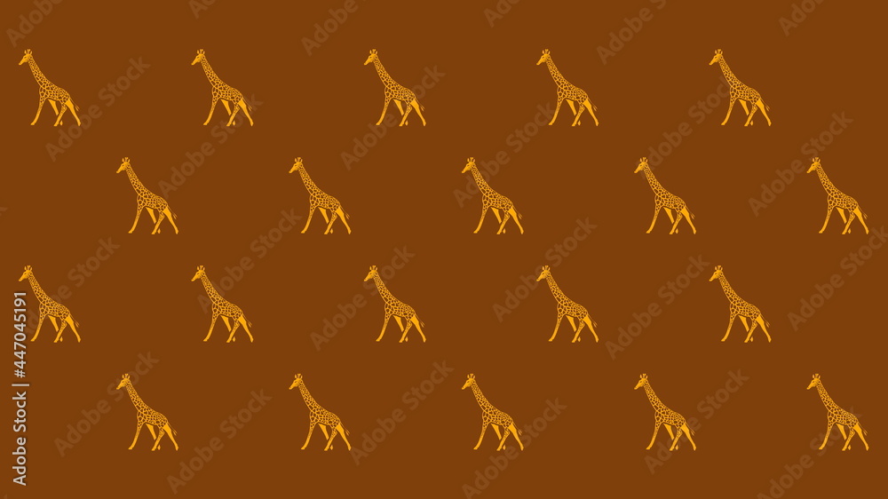 Giraffe Pattern Background