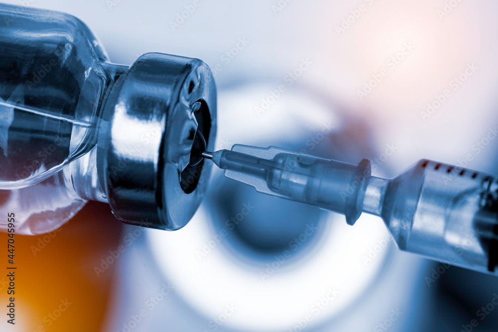 Vaccines and syringes to prevent and treat infectious diseases, respiratory tract, build immunity to the respiratory system, prevent coronavirus 19, Trial vaccine coronavirus development