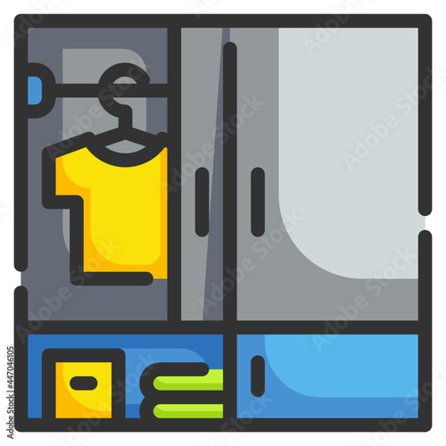 closet line icon