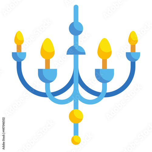 chandelier flat icon