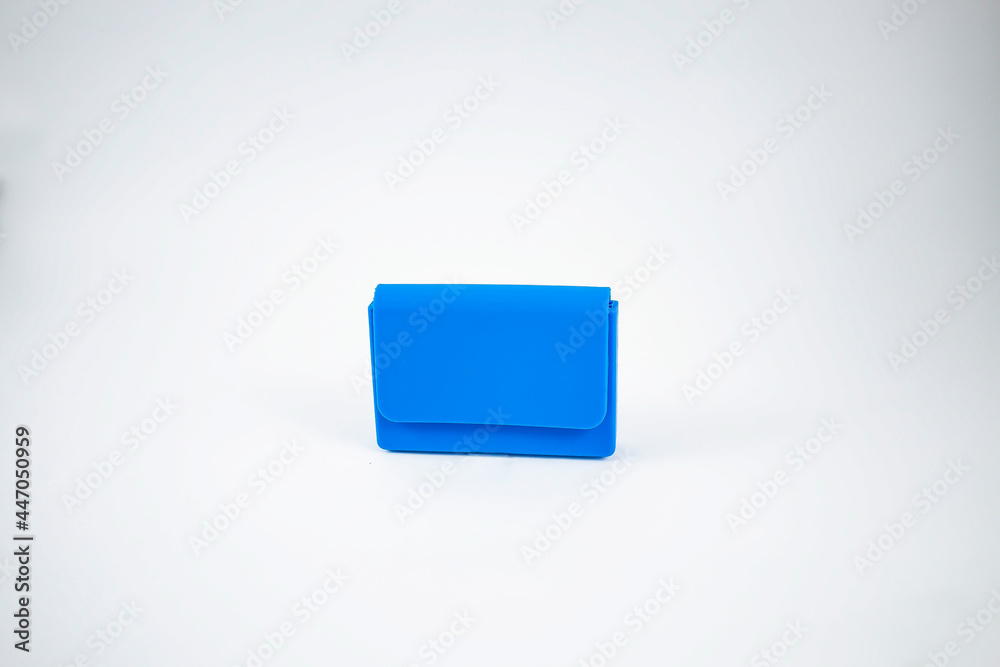 Estuche siliconado azul tarjetero Estuche siliconado azul tarjetero