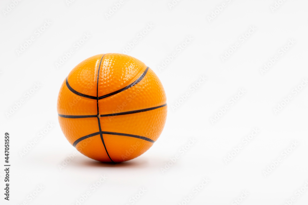 Basketball is isolated on white background