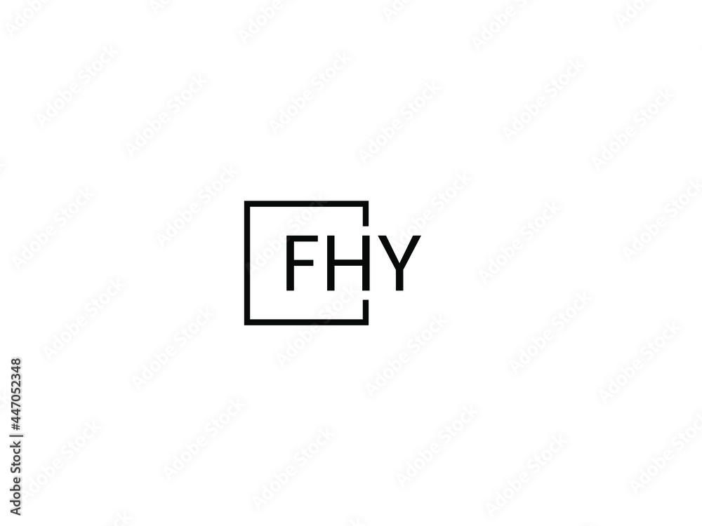 FHY Letter Initial Logo Design Vector Illustration FHY Letter Initial Logo Design Vector Illustration