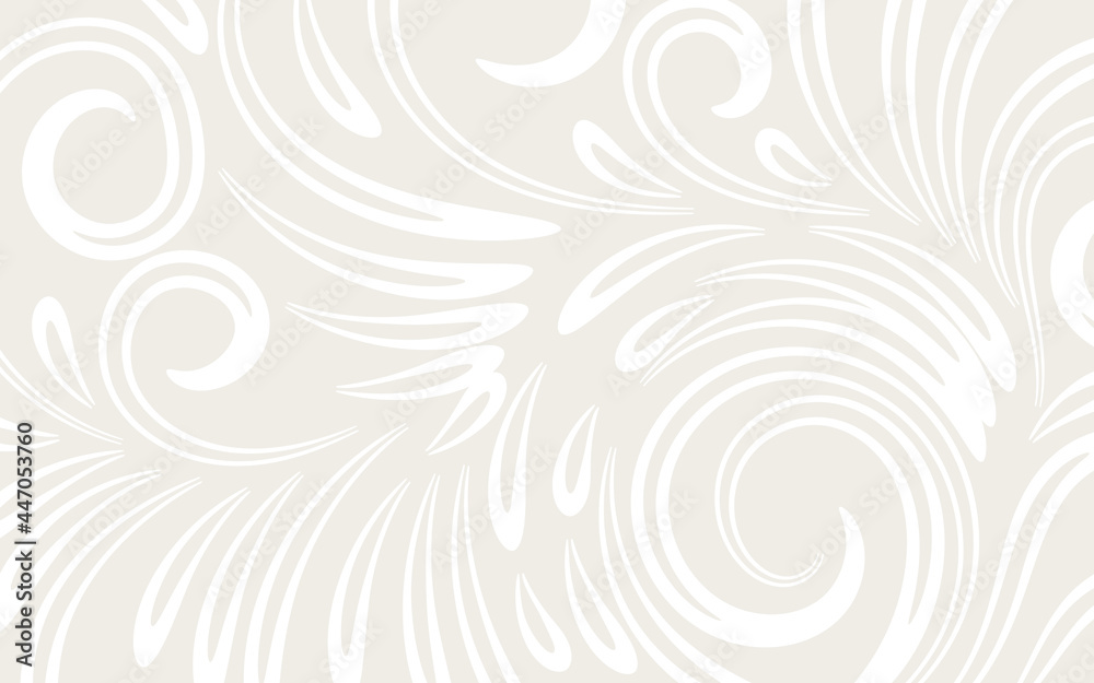 Elegant vector pattern with twisted lines