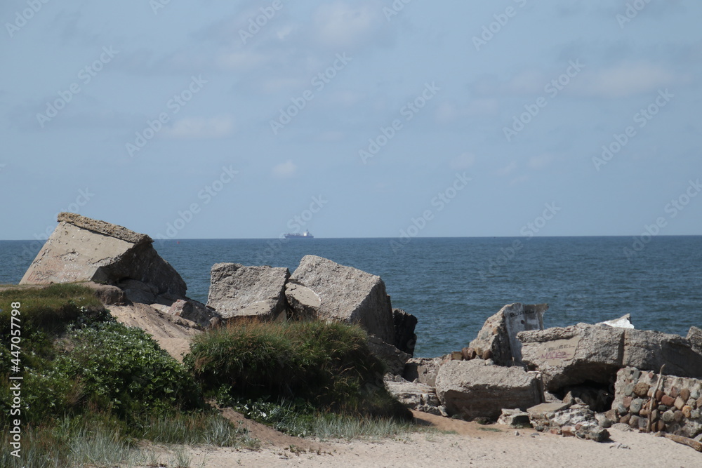 Fototapeta premium old castle on the coast