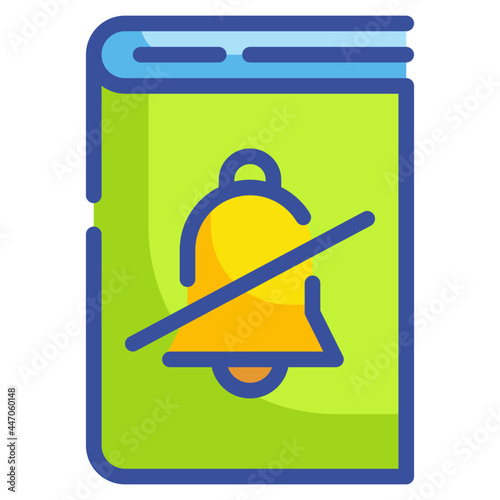 silent line icon