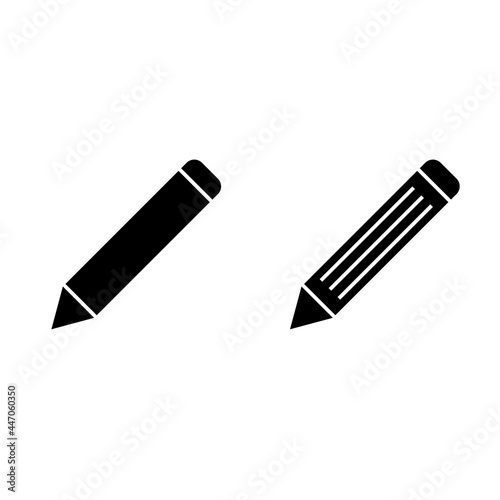Pencil icon, flat design