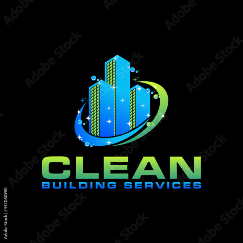 logos for the commercial and building cleaning industry