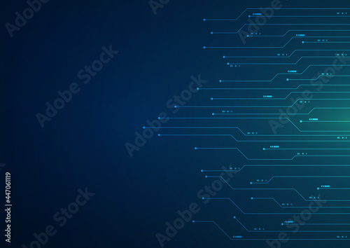 Technology circuit board background design. Communication concept.