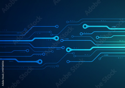 Technology circuit board background design. Communication concept.