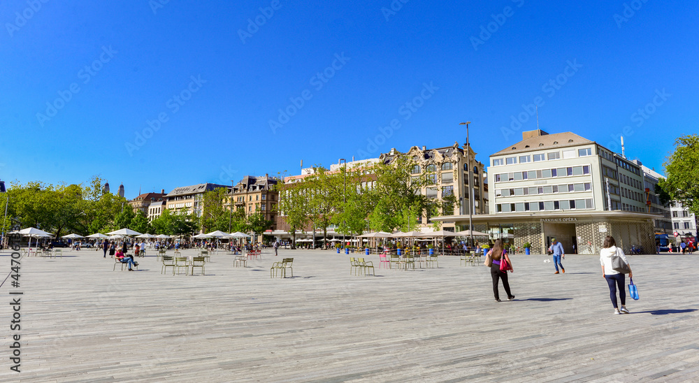 Naklejka premium Festplatz/Sechseläutenplatz Zürich