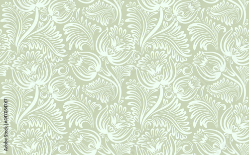Floral elegant seamless pattern. Wallpaper, textile design
