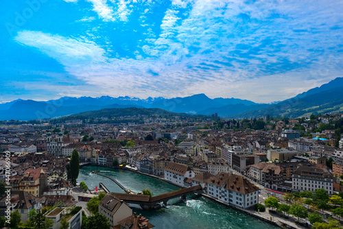 Panoramaansicht Luzern