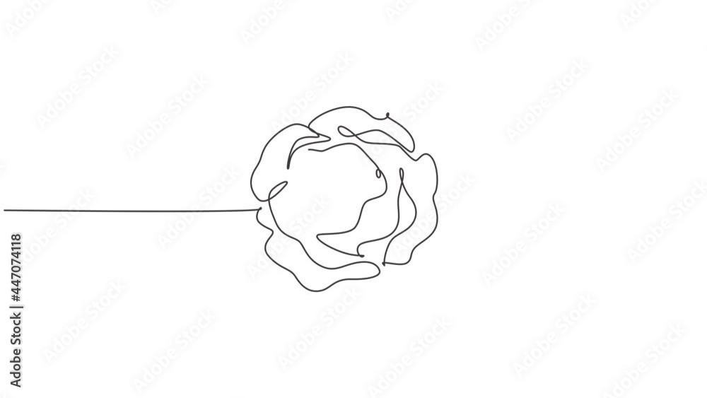 Animated self drawing of single continuous line draw beautiful fresh romantic rose flower. Greeting card, invitation, logo, banner, poster concept. Full length one line animation illustration. Animated self drawing of single continuous line draw beautiful fresh romantic rose flower. Greeting card, invitation, logo, banner, poster concept. Full length one line animation illustration.