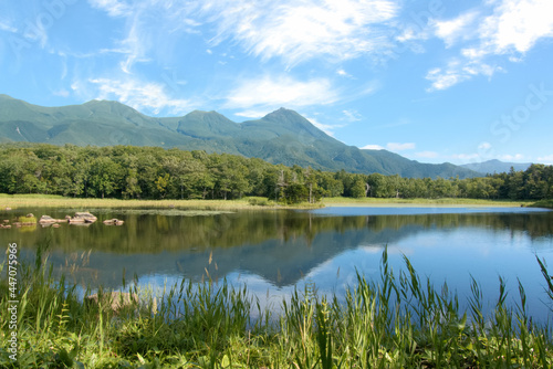 Shiretoko Goko Lake in the mountains, Hokkaido, Japan