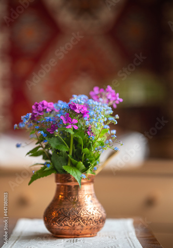 Flowers from the field in a copper vase © Horváth Botond
