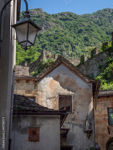 Medieval village of Vogogna - Piedmont (Italy) in the province of Verbano-Cusio-Ossola. photo
