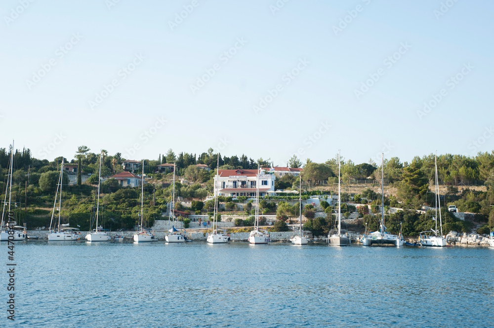 Sailboats in nature