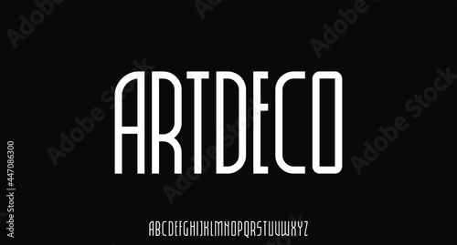 ARTDECO condensed font for poster and head line	
