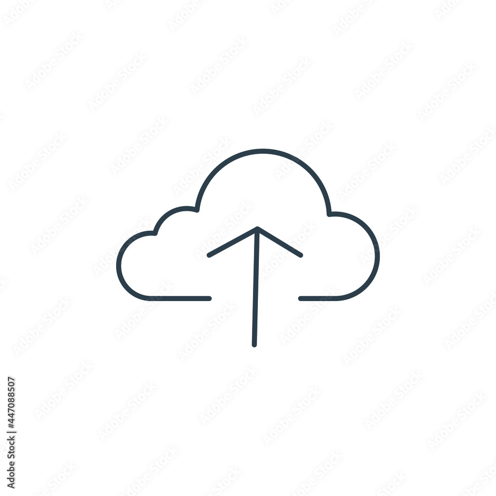Cloud icon design stock illustration Cloud icon design stock illustration