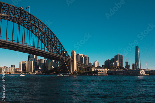 Sydney Harbour Bridge close up view, Sydney