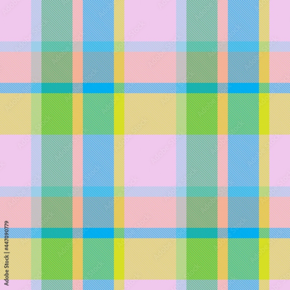 Rainbow Pastel Plaid textured Seamless Pattern Rainbow Pastel Plaid textured Seamless Pattern