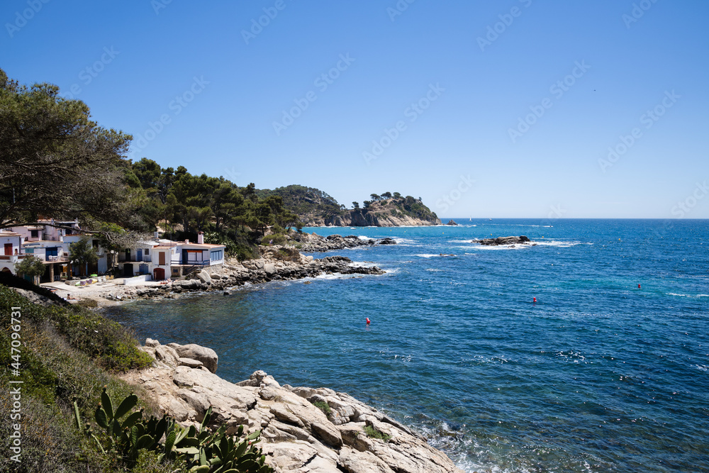 Pineda den gori, bay in Palamos, Costa Brava, Spain