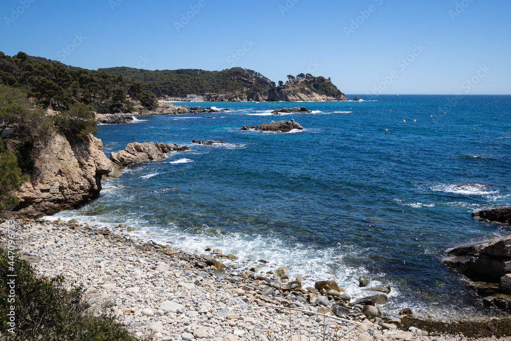 Rocky beach, seascape in Costa Brava, Spain Rocky beach, seascape in Costa Brava, Spain