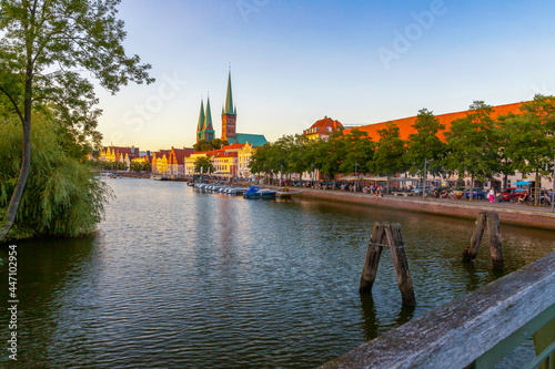 Lübeck, Malerviertel, Abendstimmung, Sommer, gemütlich