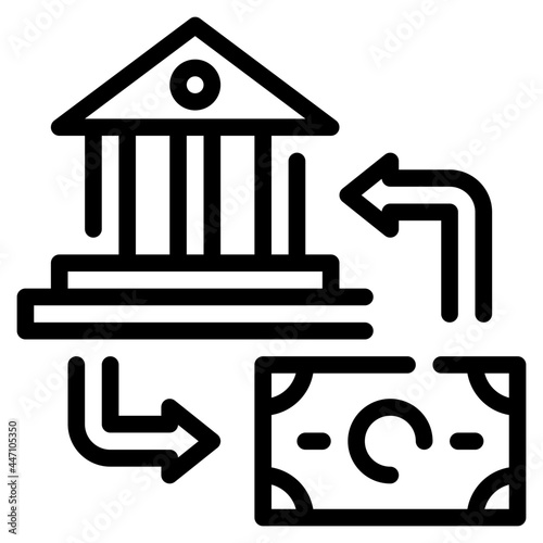 bank line icon
