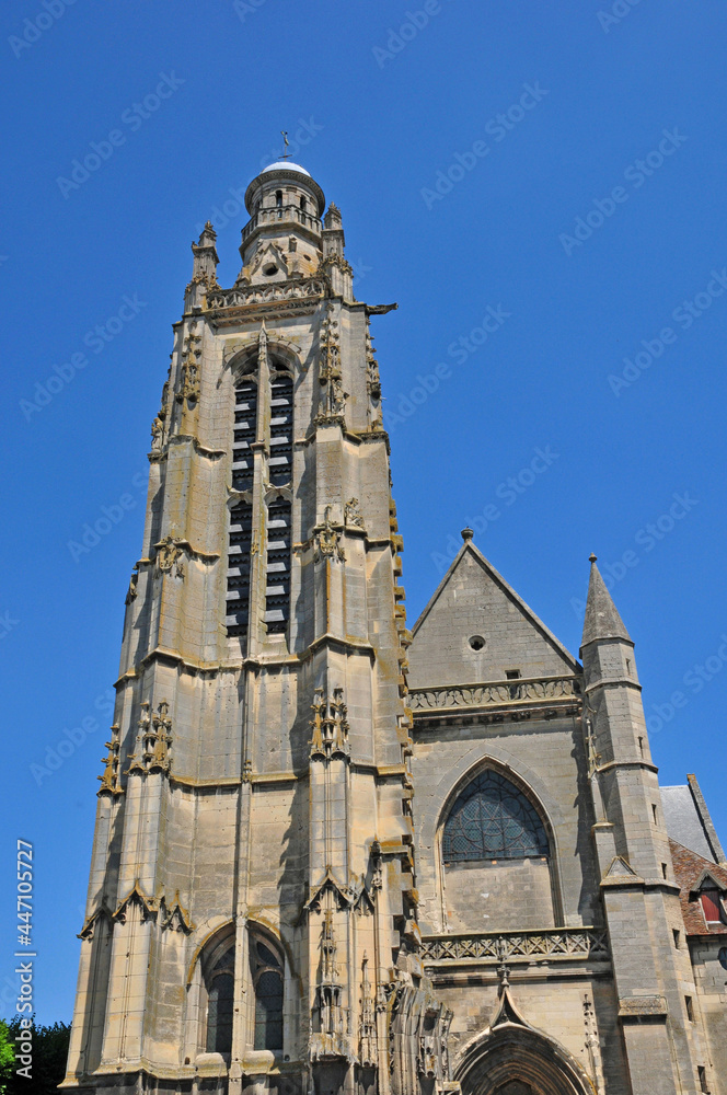 Compiegne, France - april 3 2017 : Saint Jacques church