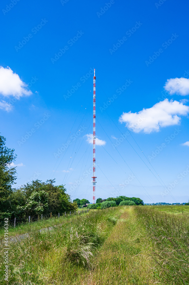 Funkantenne bei Wesel am Niederrhein