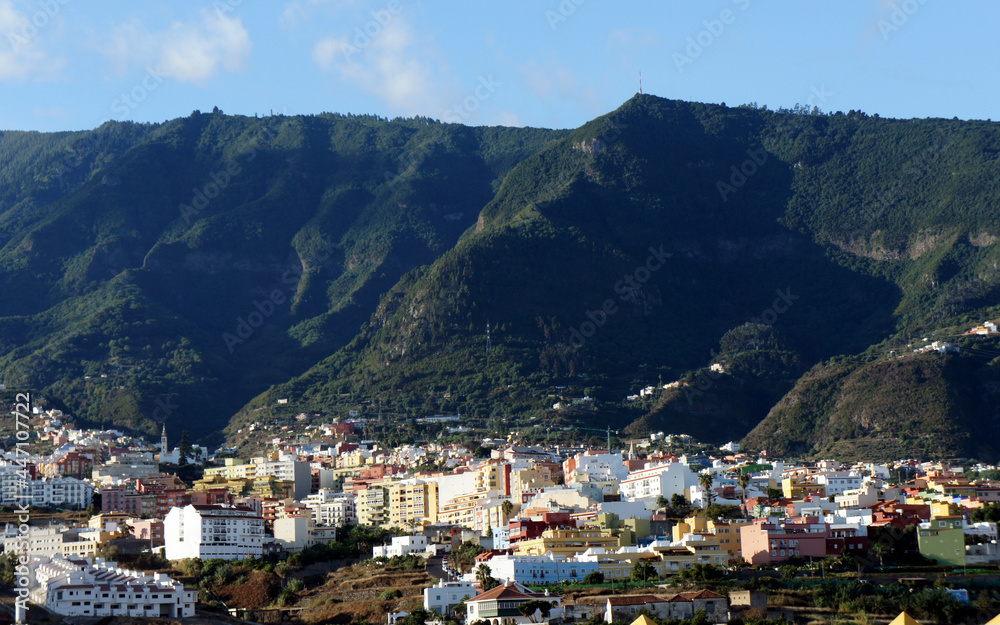 Clear morning in the Canary Islands. Tenerife, Spain.