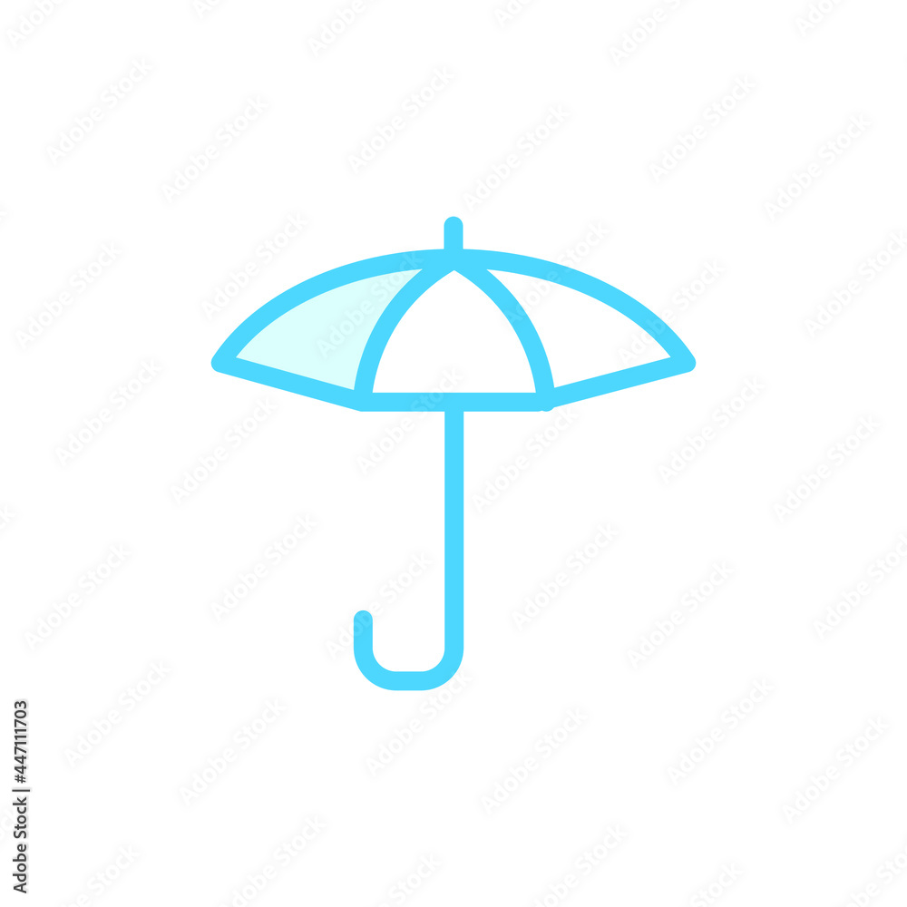 Illustration Vector Graphic of umbrella icon Illustration Vector Graphic of umbrella icon