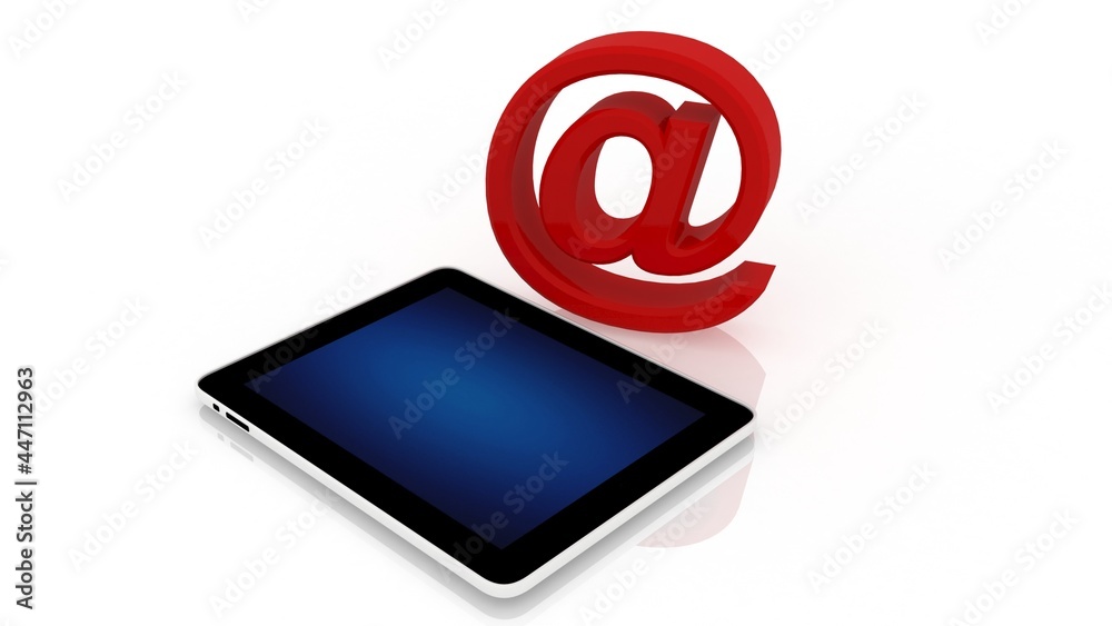 3d illustration tablet tab mobilephone email
3d illustration tablet tab mobilephone email