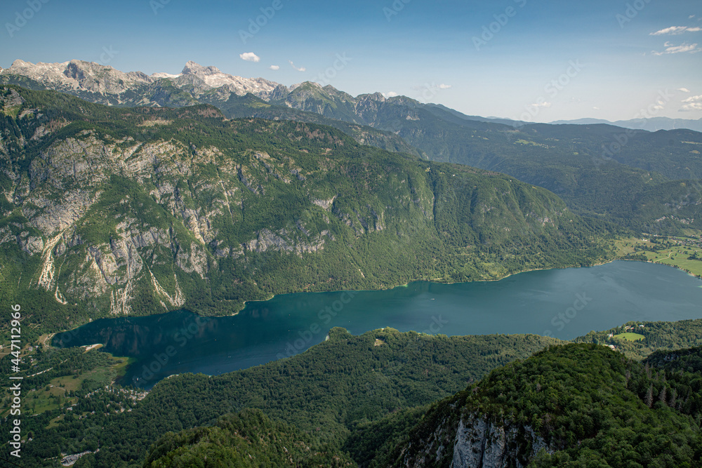 Slowenien See Berge Alpen Panorama Wandern Slowenien See Berge Alpen Panorama Wandern