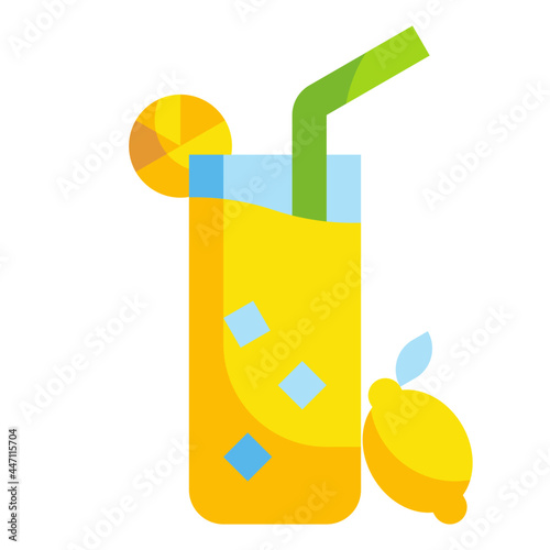 lemonade flat icon