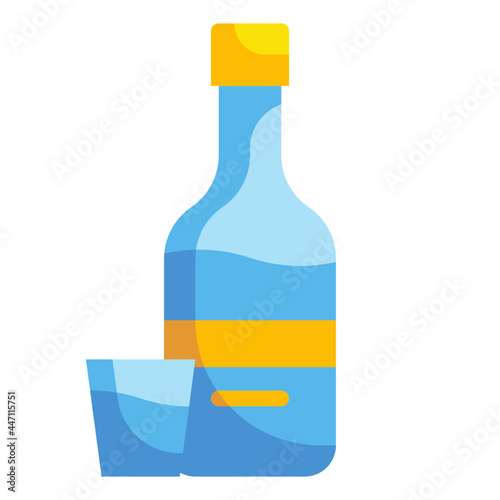 vodka flat icon