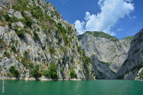 Koman Lake - reservoir built on Drin river.