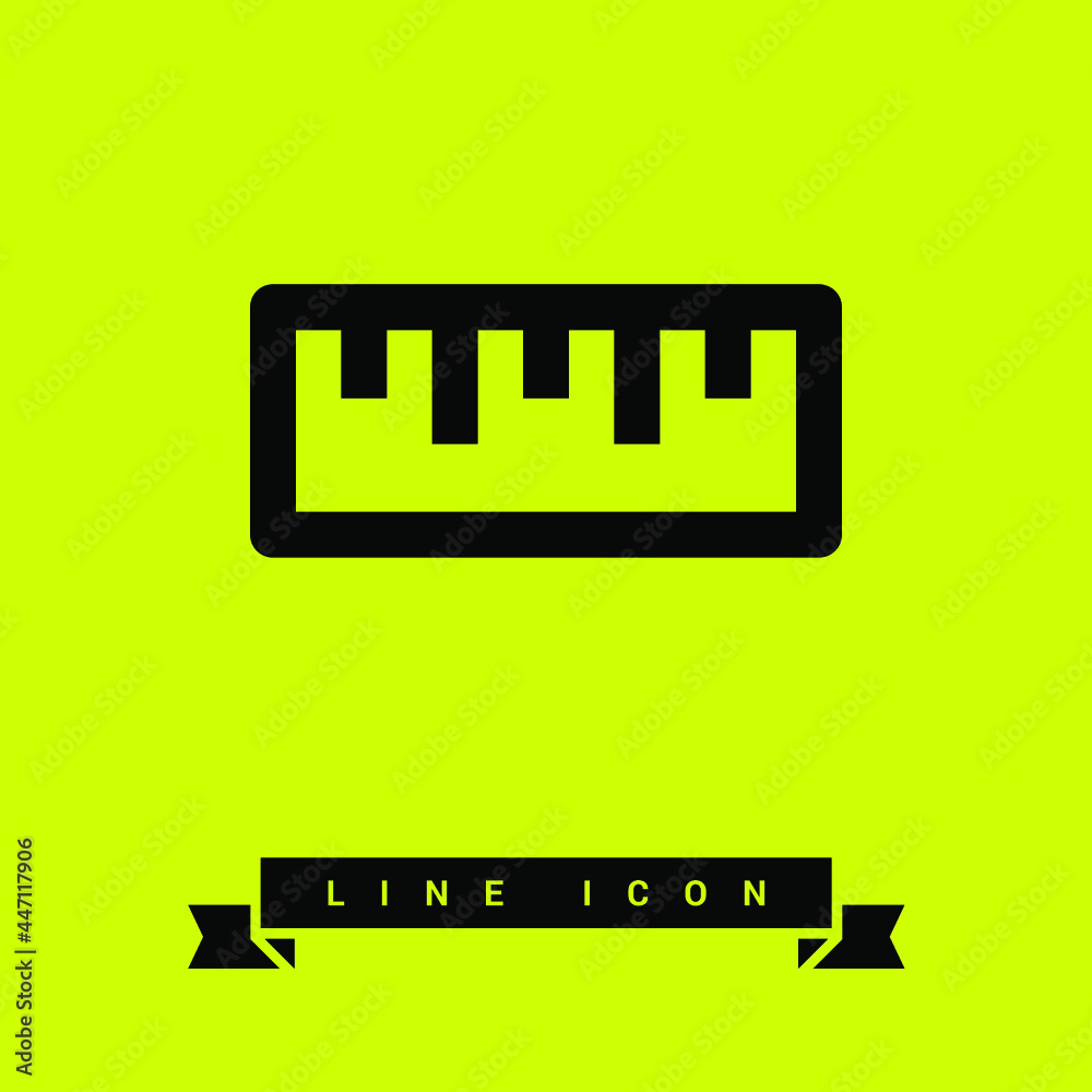 ruler isolated minimal icon. school tool line vector icon for websites and mobile minimalistic flat design. ruler isolated minimal icon. school tool line vector icon for websites and mobile minimalistic flat design.