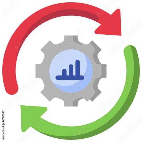 implementation flat icon