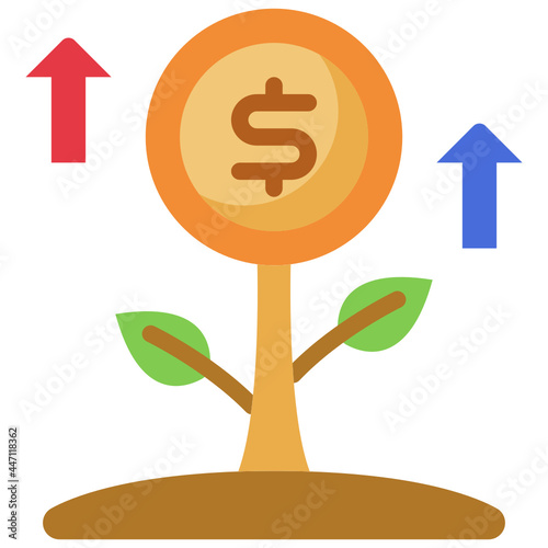 investment flat icon