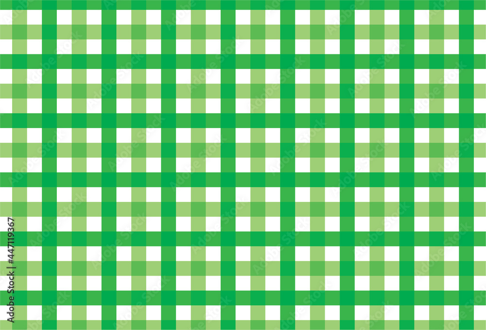 Seamless checkered vector pattern. Seamless checkered vector pattern. Coarse vintage green plaid fabric texture. Abstract geometric background. Tablecloth for picnic Texture..