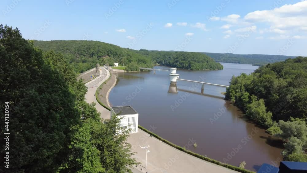 dam on the river Gilleppe in the Belgian Ardennes dam on the river Gilleppe in the Belgian Ardennes