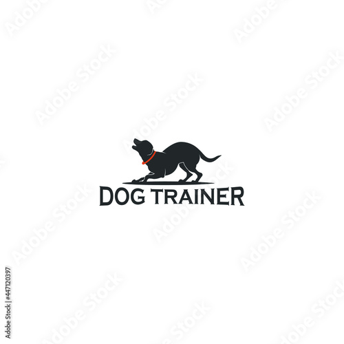 dog trainer design logo inspiration.dog training for k9. dog training inspiration