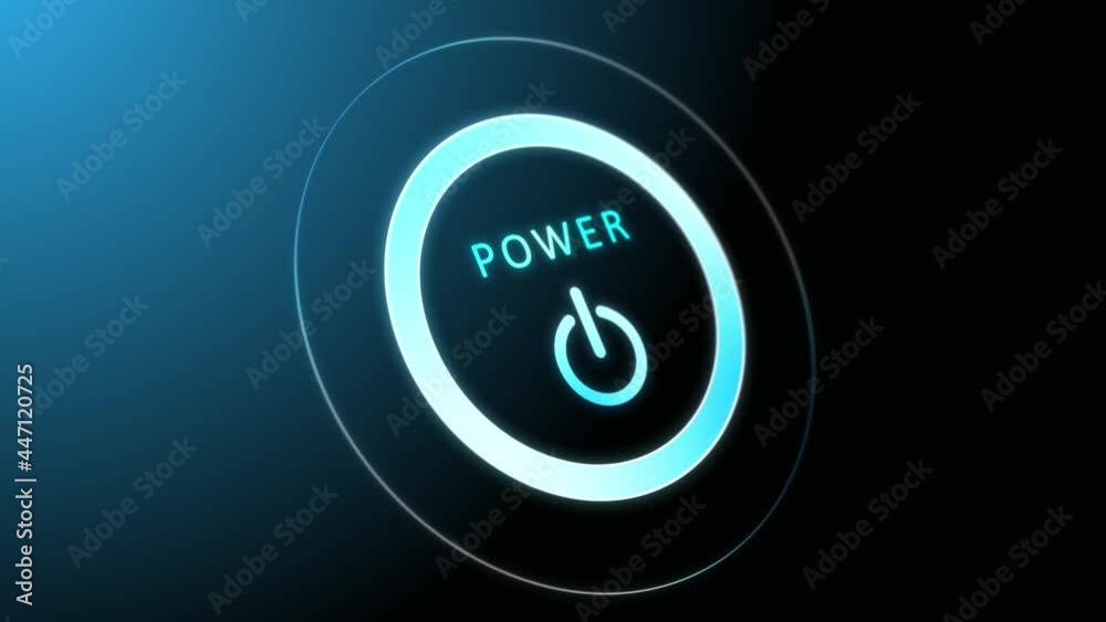 Pressing start engine button in modern car before driving Animation. Starting car engine. Track button. Finger press ignition button to start car engine. start keyless ignition hybrid car engine.