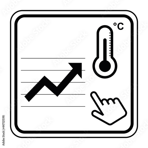 Logo augmentation des températures.