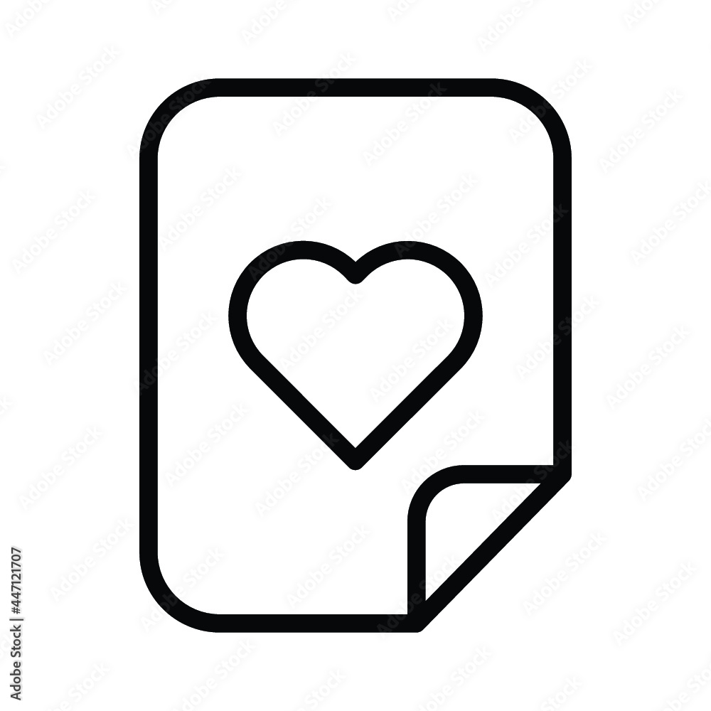 Favorite file icon