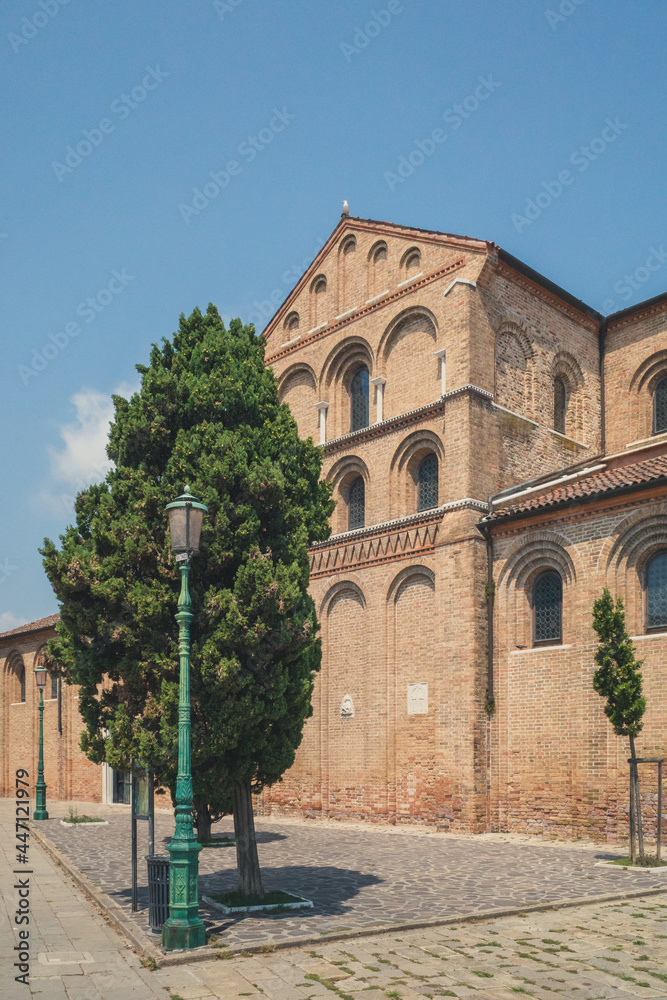 Basilica of Santi Maria e Donato on island of Murano, Venice, Italy